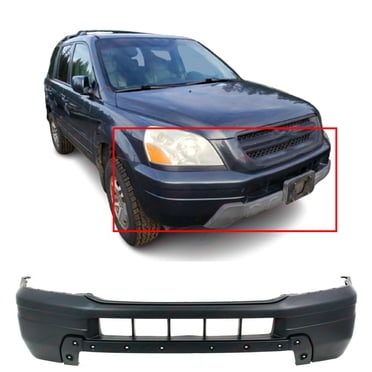 Primered Front Bumper Cover – Fits 2009-2011 Honda Pilot EX LX EX-L – Unfinished Plastic