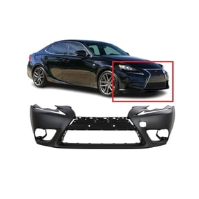 DCP Front Bumper Cover for 2014-2016 Lexus IS250 IS350 w/Fog Light Holes 521195E904