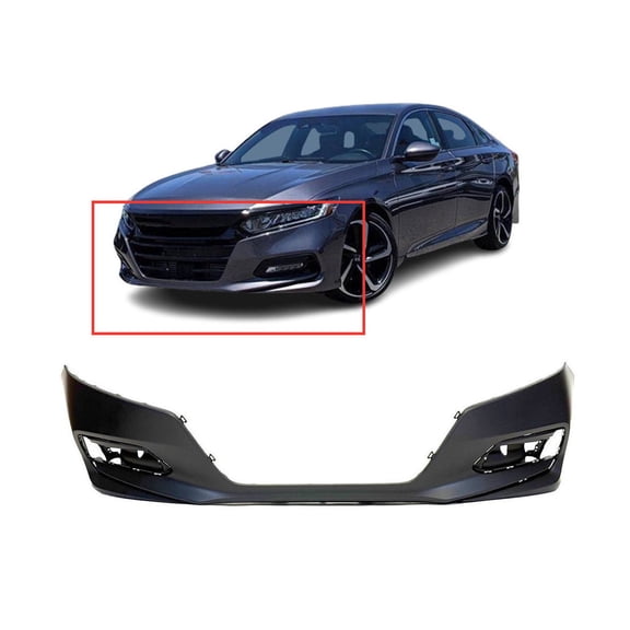 DCP Front Bumper Cover for 2018-2020 Honda Accord EX LX SE 04711TVAA00ZZ HO1000314