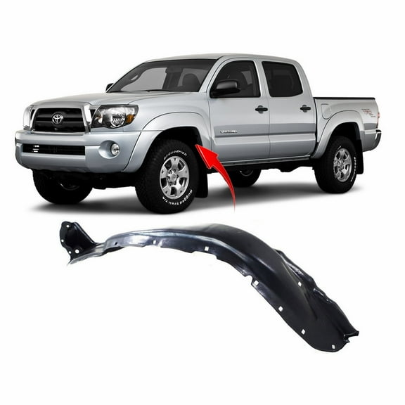 DCP Front Left Driver Side Fender Liner For 2005-2011 Toyota Tacoma TO1248135