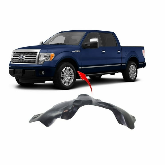DCP Front Left Driver Side Fender Liner For 2010-2014 Ford F-150 FO1248146