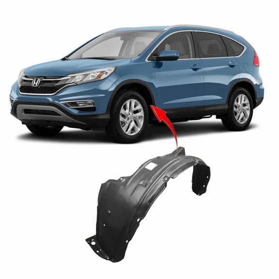 DCP Front Left Driver Side Fender Liner For 2012-2016 Honda CR-V HO1248147