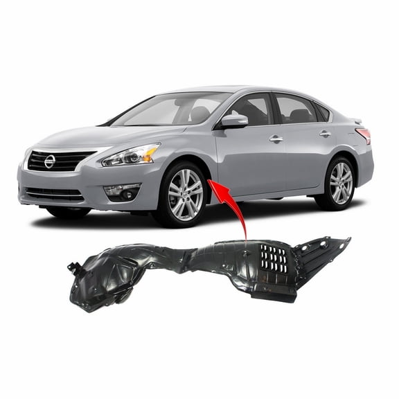 DCP Front Left Driver Side Fender Liner For 2014-2015 Nissan Altima NI1248134