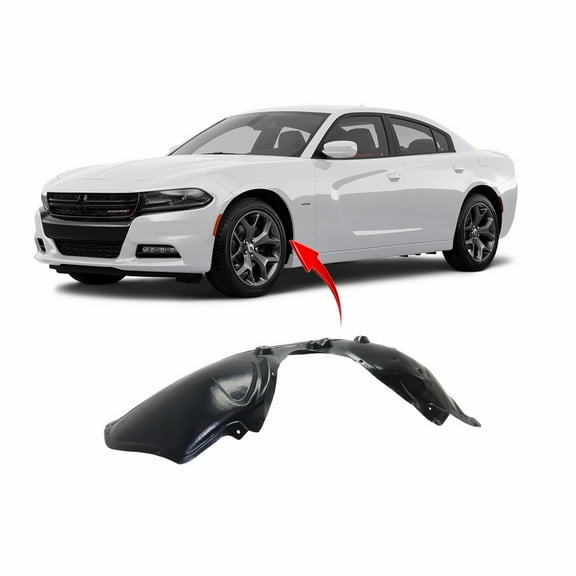 DCP Front Left Driver Side Fender Liner For 2015-2022 Dodge Charger CH1248171