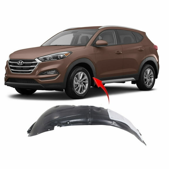 DCP Front Left Driver Side Fender Liner For 2016-2018 Hyundai Tucson HY1248156