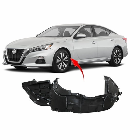 DCP Front Left Driver Side Fender Liner For 2019-2020 Nissan Altima NI1248166