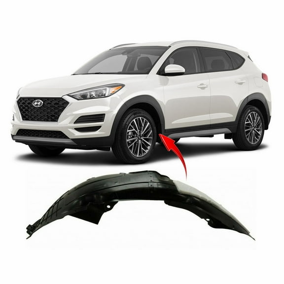 DCP Front Left Driver Side Fender Liner For 2019-2021 Hyundai Tucson HY1248178