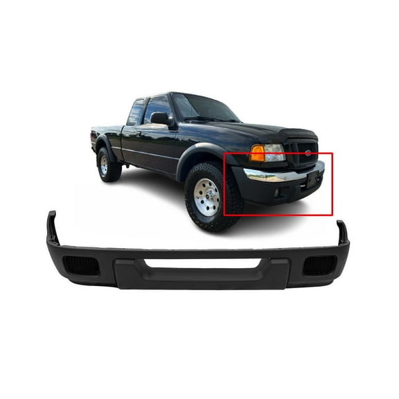 DCP Front Lower Bumper Cover For 2004-2005 Ford Ranger W/Air Holes FO1095215