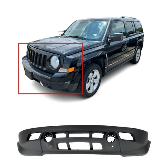 DCP Front Lower Bumper Cover For 2011-2017 Jeep Patriot W/O Molding Holes CH1015110