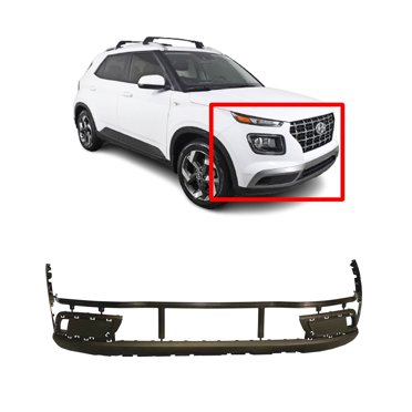 FitParts Front Upper Bumper Cover Primed – For Hyundai Venue 2020-2022 – HY1014103 / 86511K2000