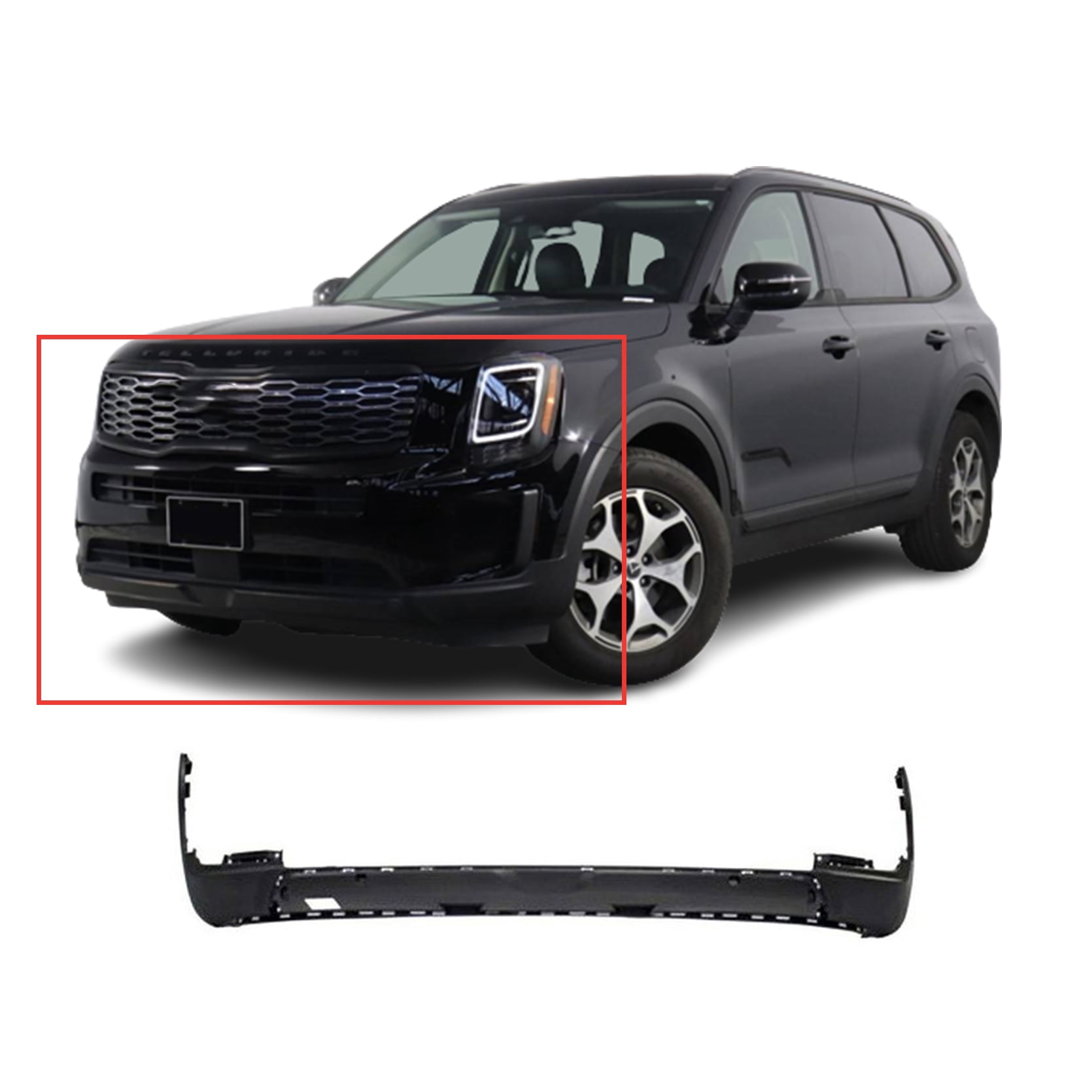 Lower Bumper Cover DCP Front Lower Bumper Cover For 2020 Kia Telluride S SX LX EX Sport