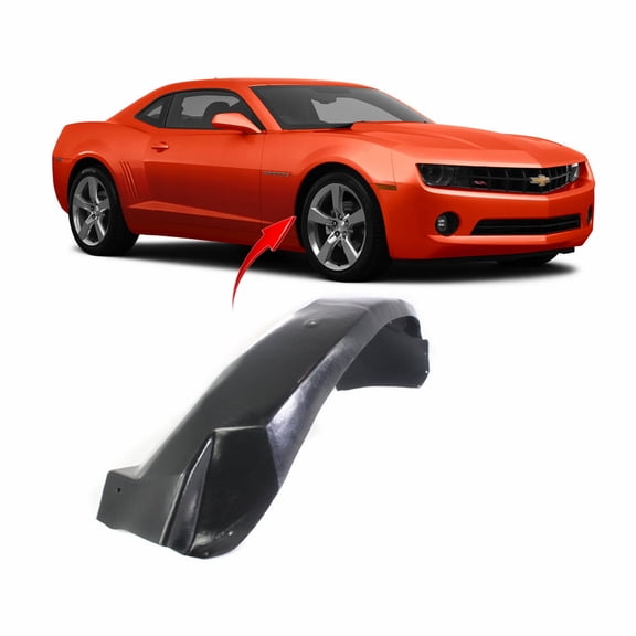 DCP Front Passenger Side Fender Liner For 2010-2013 Chevrolet Camaro GM1249211