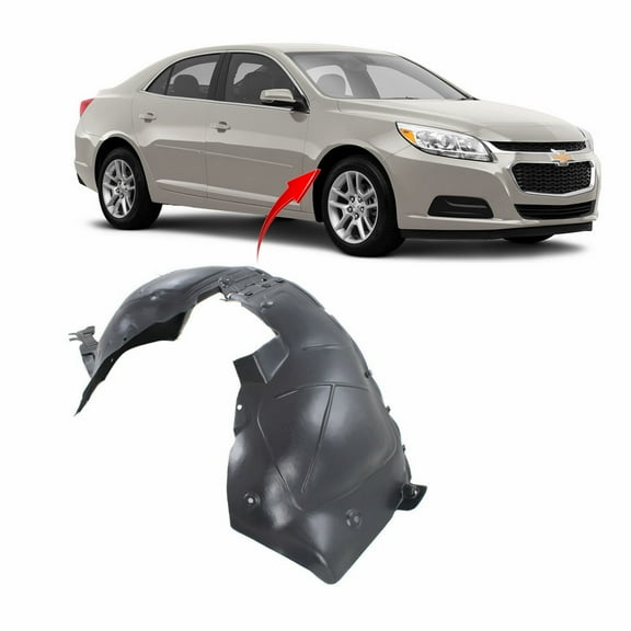 DCP Front Passenger Side Fender Liner For 2013-2016 Chevrolet Malibu GM1249235