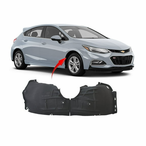 DCP Front Passenger Side Fender Liner For 2016-2018 Chevrolet Cruze GM1249264