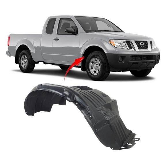 DCP Front Right Passenger Side Fender Liner For 2005-2021 Nissan Frontier NI1251128