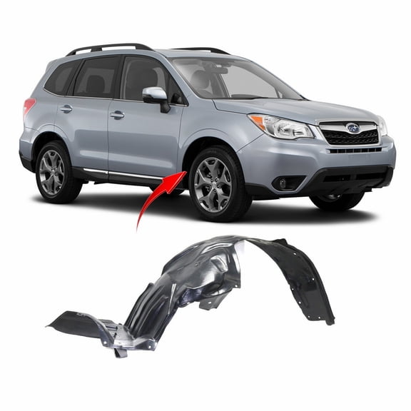 DCP Front Right Passenger Side Fender Liner For 2014-2018 Subaru Forester SU1249127