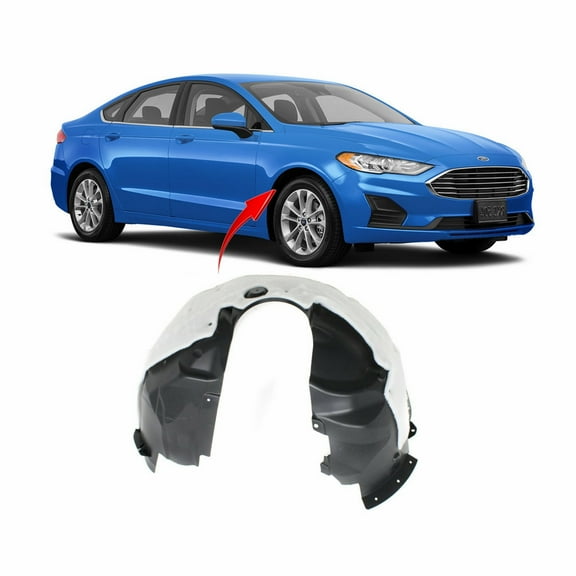 DCP Front Right Passenger Side Fender Liner For 2017-2020 Ford Fusion FO1249176