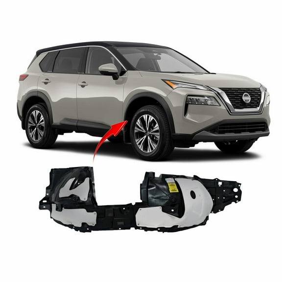 DCP Front Right Passenger Side Fender Liner For 2017-2022 Nissan Rogue NI1249167