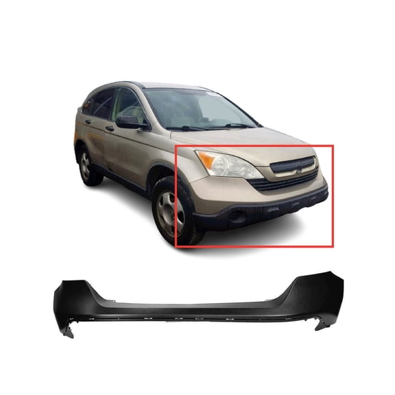 DCP Front Upper Bumper Cover For 2007-2009 Honda CR-V EX EXL LX HO1000251