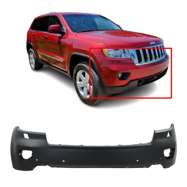 DCP Front Upper Bumper Cover For 20112013 Jeep Grand Cherokee Primed