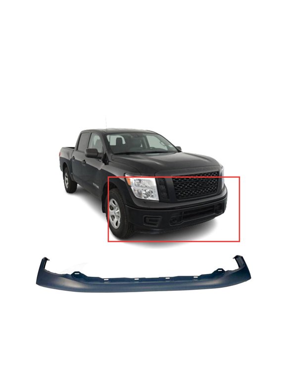 Front Upper Bumper Cover For 2017-2019 Nissan Titan S SL SV 62025EZ40H NI1014102