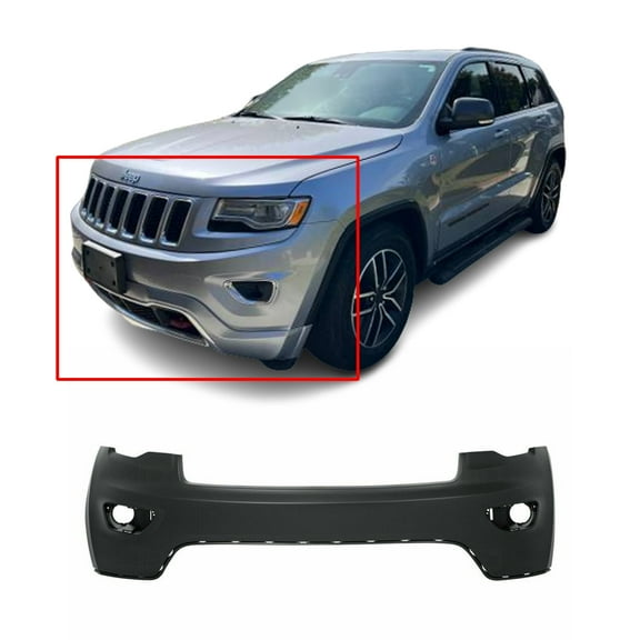 DCP Front Upper Bumper Cover For 2017-2021 Jeep Grand Cherokee Primed CH1014129