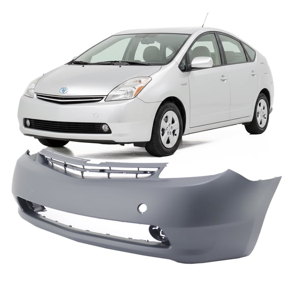 DCP Primed Front Bumper Cover Fascia for 2004-2009 Toyota Prius 5211947903 TO1000274