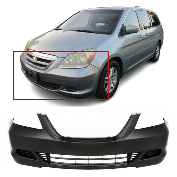 DCP Primed Front Bumper Cover Fascia for 2005 2006 2007 Honda Odyssey Van