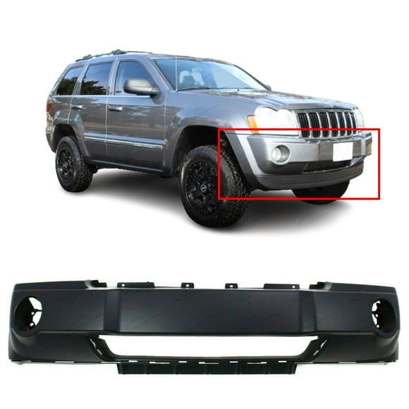 DCP Primed Front Bumper Cover Fascia for 2005-2007 Jeep Grand Cherokee 5159124AA