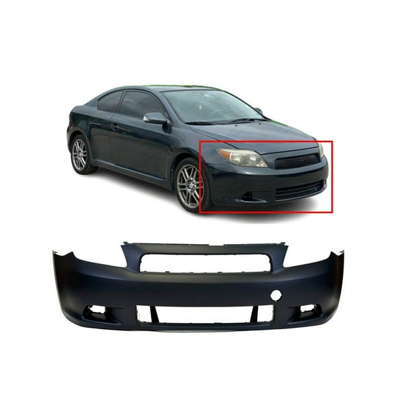 DCP Primed Front Bumper Cover Fascia for 2005-2010 Scion TC Base Spec 5211921906