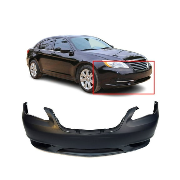DCP Primed Front Bumper Cover Fascia for 2011 2012 2013 2014 Chrysler 200 11-14