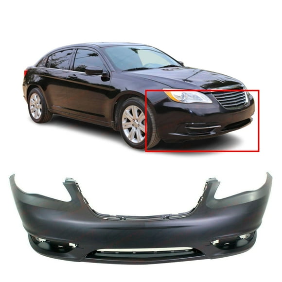 DCP Primed Front Bumper Cover Fascia for 2011 2012 2013 2014 Chrysler 200 11-14