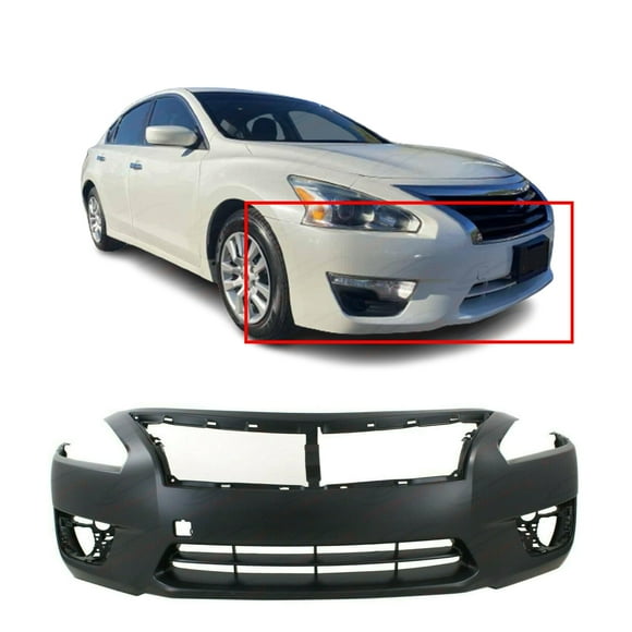 DCP Primed Front Bumper Cover Fascia for 2013 2014 2015 Nissan Altima Sedan