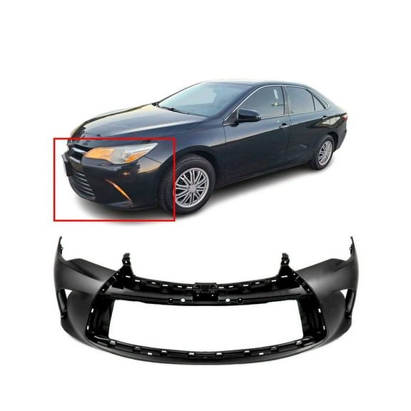 DCP Primed Front Bumper Cover Fascia for 2015 2016 2017 Toyota Camry 15 16 17