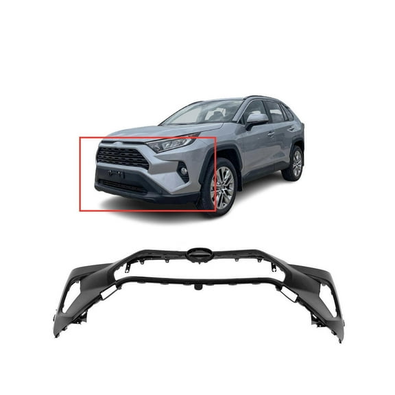 DCP Primed Front Bumper Cover Fascia for 2019-2023 Toyota RAV4 Hybrid LE XLE XSE