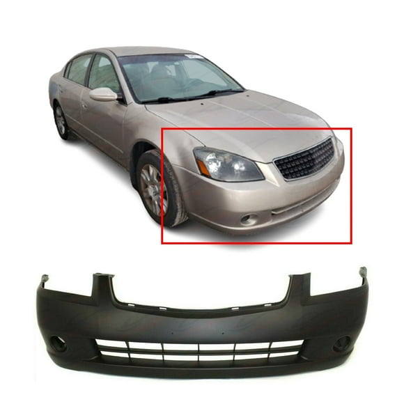 DCP Primed Front Bumper Cover For 2005-2006 Nissan Altima NI1000219 62022ZB000
