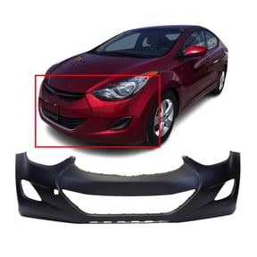 DCP Primed Front Bumper Cover For 2012-2013 Hyundai Elantra Sedan GLS GL L Limited