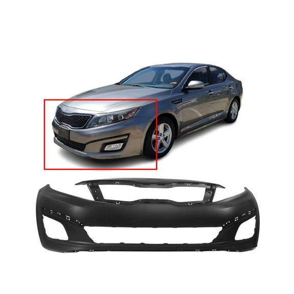 DCP Primed Front Bumper Cover For 2014-2015 Kia Optima 14 15 USA Built