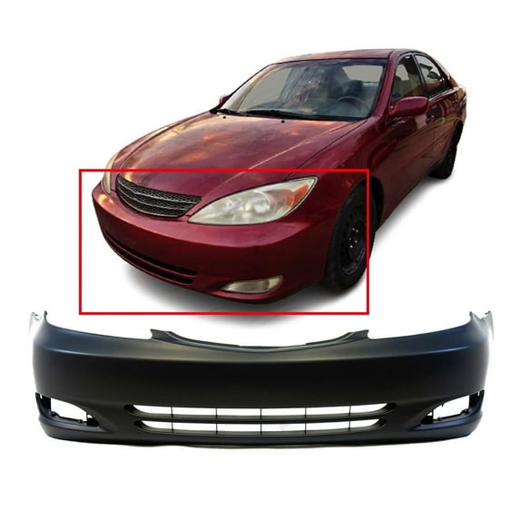 DCP Primed Front Bumper Cover for 2002-2004 Toyota Camry LE SE XLE 52119AA905