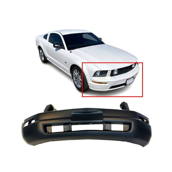 DCP Primed Front Bumper Cover for 2005-2009 Ford Mustang 5R3Z17D957AAA FO1000574