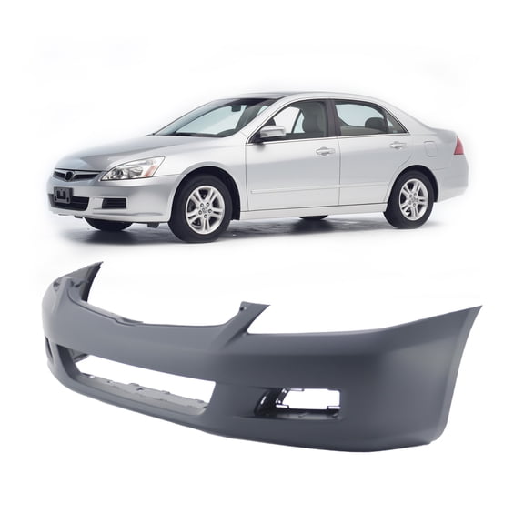DCP Primed Front Bumper Cover for 2006-2007 Honda Accord Sedan EX LX SE Hybrid