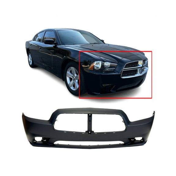 DCP Primed Front Bumper Cover for 2011-2014 Dodge Charger Pursuit R/T SE SXT