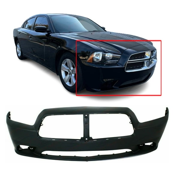 DCP Primed Front Bumper Cover for 2011-2014 Dodge Charger Pursuit R/T SE SXT