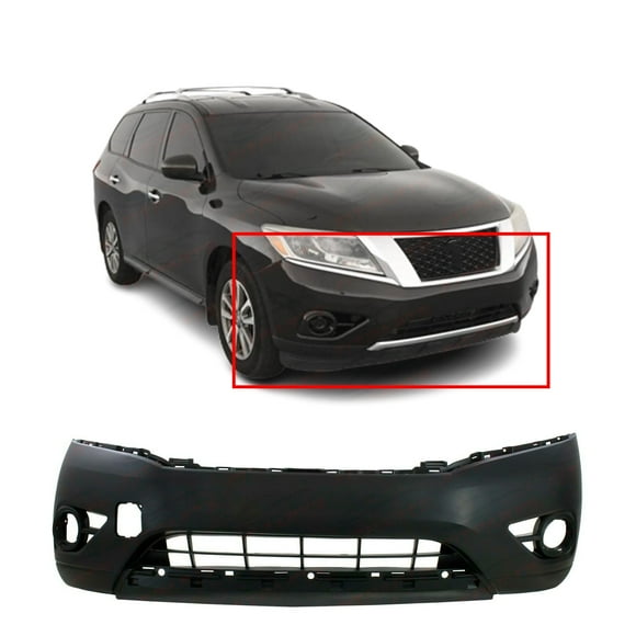 DCP Primed Front Bumper Cover for 2013 2014 2015 2016 Nissan Pathfinder