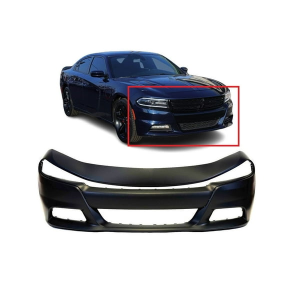 DCP Primed Front Bumper Cover for 2015-2020 Dodge Charger SE RT SXT