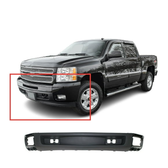 DCP Primed Front Lower Bumper Cover Fascia for 2007-2013 Chevy Silverado 1500 Pickup