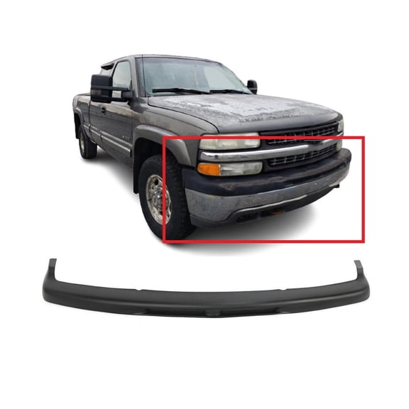 DCP Primed Front Upper Bumper for 2000-2006 Chevrolet Tahoe Suburban GM1051107