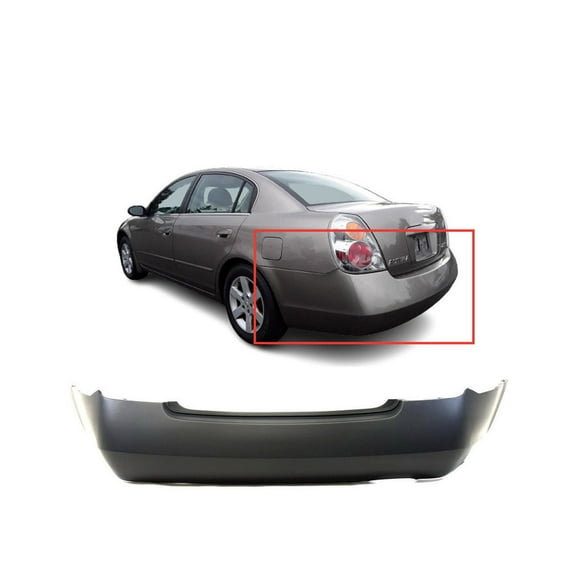 DCP Primed Rear Bumper Cover For 2002-2006 Nissan Altima Sedan 4 Door 02-06