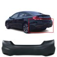 DCP Primed Rear Bumper Cover for 2013 2014 2015 Honda Civic Sedan