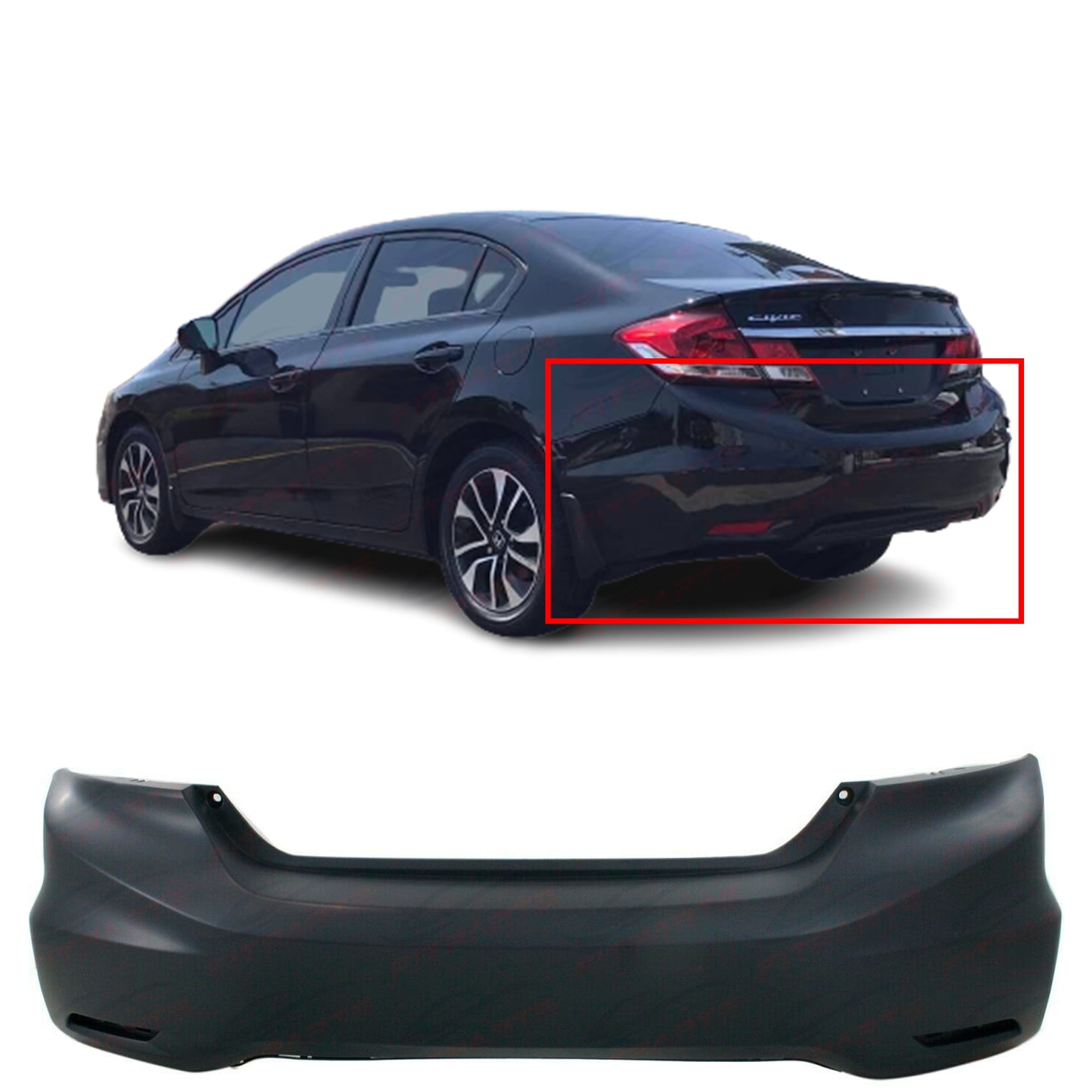 Honda Civic 2015 Back Bumper